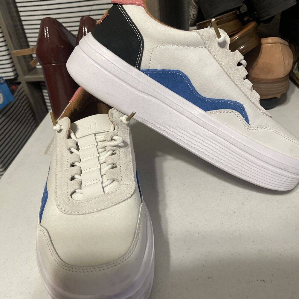 Hey Dude Women's Hudson Lift Colorblock Sneakers - Size-9 Wide